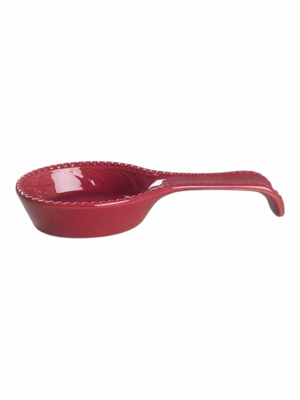 Rare Stove Spoon Rest by Signature Sorrento Beaujolais Collection Burgundy Red